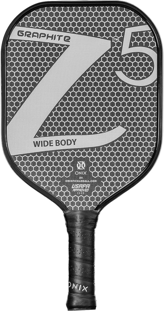 Upgrade Your Game with Graphite MOD Z5 Carbon Fiber Pickleball Paddles - Cushioned Grip for Ultimate Comfort!
